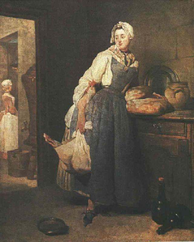 jean-Baptiste-Simeon Chardin Return from the Market oil painting image